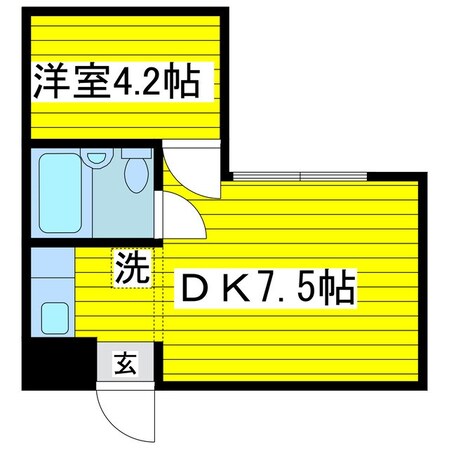 東区役所前駅 徒歩12分 3階の物件間取画像